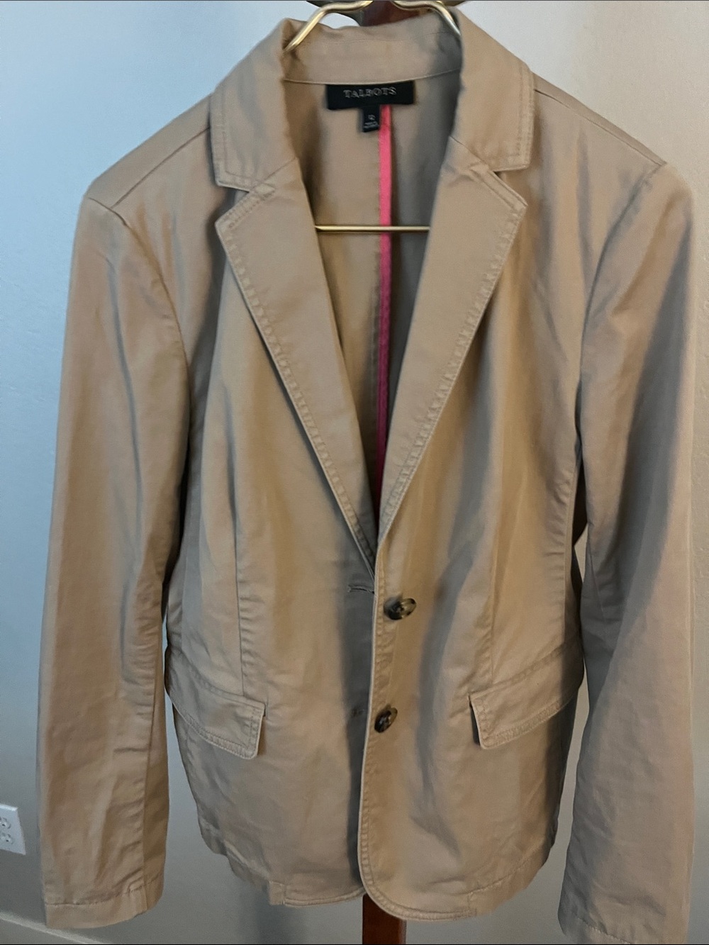 Talbots Khaki Beige Blazer